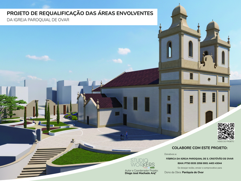 Paróquia apresentou o projeto de requalificação do adro e áreas envolventes da Igreja Paroquial de Ovar