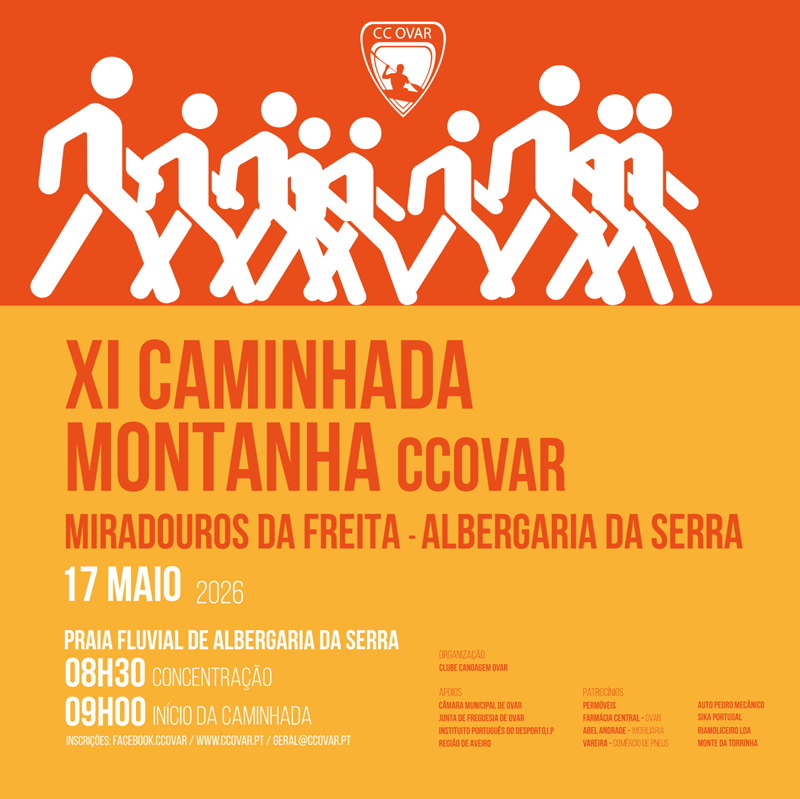 Clube de Canoagem de Ovar vai promover Caminhada nos Miradouros da Freita